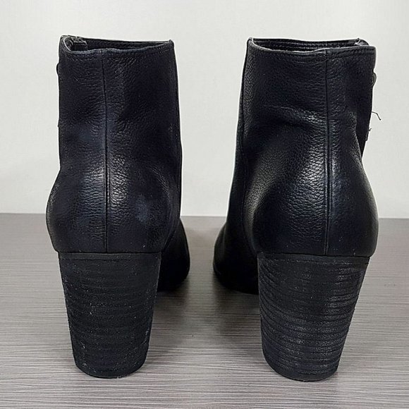 BP. 'Trolley' Leather Ankle Bootie, Black, Womens Various Sizes - Picture 5 of 9